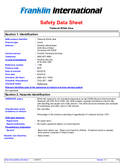 Technical data sheet 1