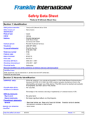 Technical data, 1418