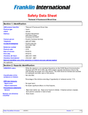 Technical data sheet 1