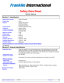 Material Safety Data Sheet