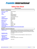 Technical data, 4134