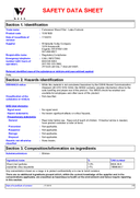Technical data sheet 1