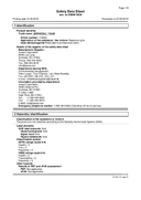 Material Safety Data Sheet