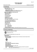 Material Safety Data Sheet