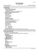 Material Safety Data Sheet