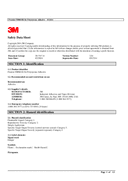 Material Safety Data Sheet