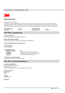 Material Safety Data Sheet