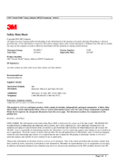 Material Safety Data Sheet