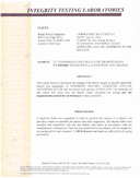 Product certificate