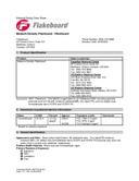 Material Safety Data Sheet