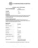 Technical data sheet 1