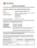 Material Safety Data Sheet