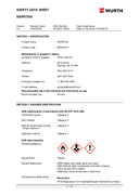 Material Safety Data Sheet