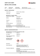 Material Safety Data Sheet