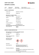 Material Safety Data Sheet