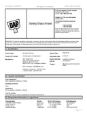 Material Safety Data Sheet