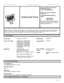 Material Safety Data Sheet