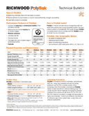 Technical data, PB42BL13-PGB 4X8