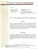 Product certificate