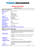 Material Safety Data Sheet