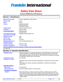 Material Safety Data Sheet