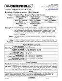 Technical data sheet 2