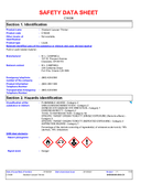 Material Safety Data Sheet