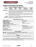 Technical data sheet 1