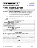 Technical data sheet 2