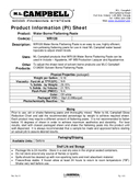Technical data sheet 1