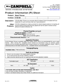 Material Safety Data Sheet