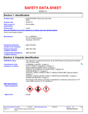 Material Safety Data Sheet