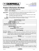 Technical data sheet 1