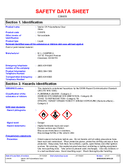 Material Safety Data Sheet