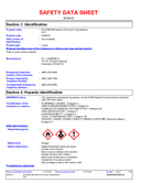 Material Safety Data Sheet