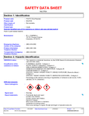 Material Safety Data Sheet