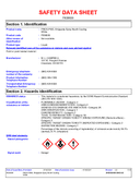 Material Safety Data Sheet