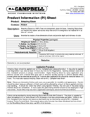 Technical data sheet 1
