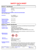 Material Safety Data Sheet
