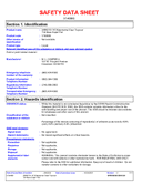 Technical data sheet 1