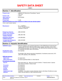 Technical data sheet 1