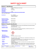 Technical data sheet 1