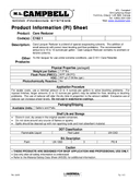 Material Safety Data Sheet