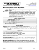 Material Safety Data Sheet