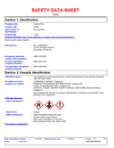 Safety data sheet, 0000F5552-16