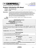 Technical data sheet 1