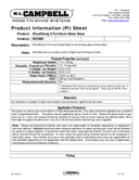 Technical data sheet 1