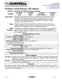 Material Safety Data Sheet