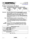 Material Safety Data Sheet