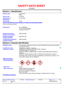 Material Safety Data Sheet